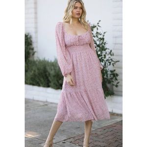 Morning Lavender - Marlow Puff Sleeve Dress